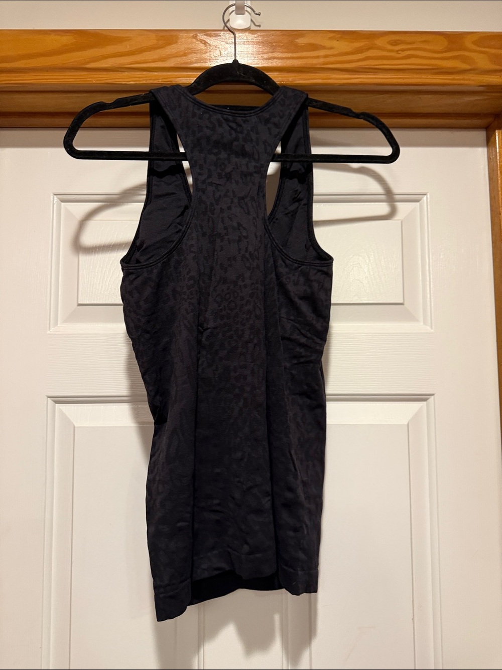 Danskin Now Black Leopard-Pattern Racerback Tank - Picture 4 of 4